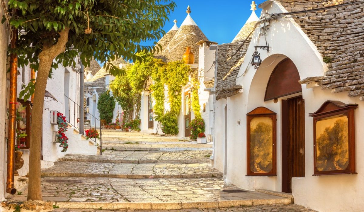 Alberobello trulli straatje