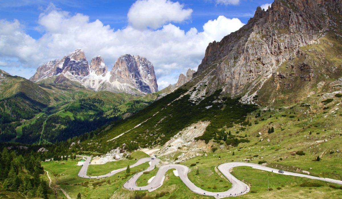 Dolomieten bergpas