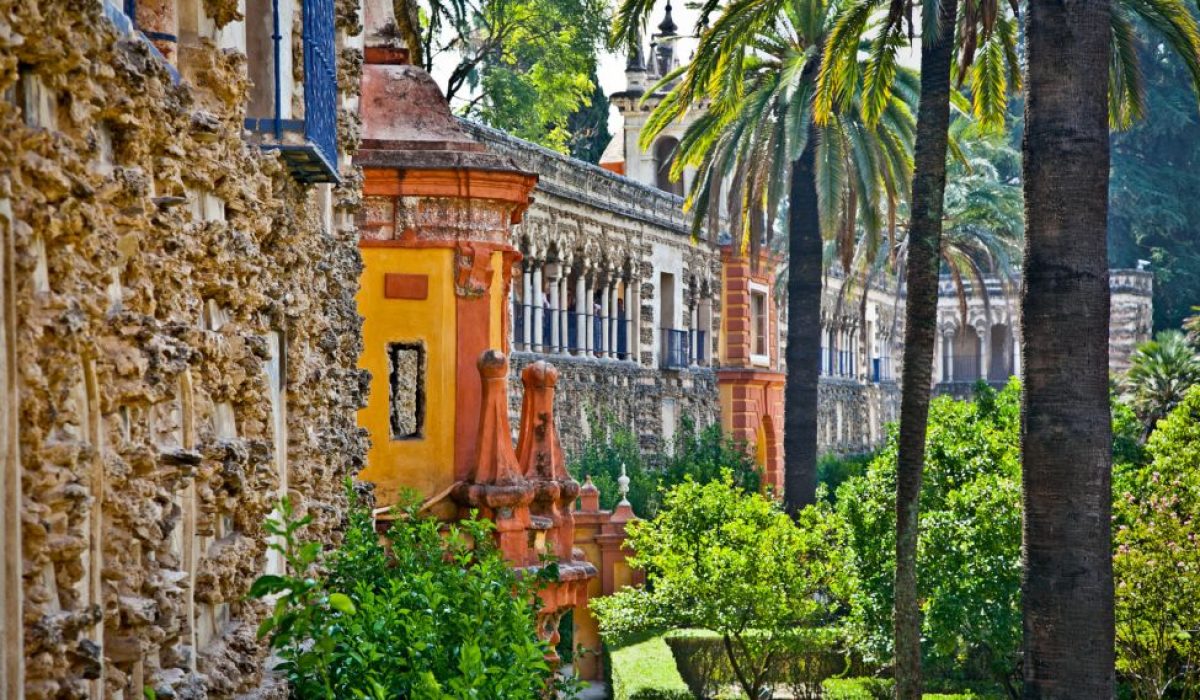 Real Alcazar Sevilla tuin