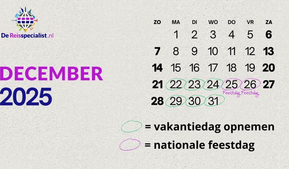 vakantiedagen opnemen in december